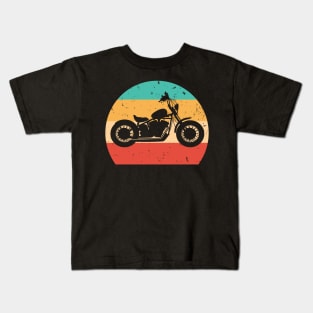 Biker Heartbeat,rider Heartbeat Motorcycle Grandpa Kids T-Shirt